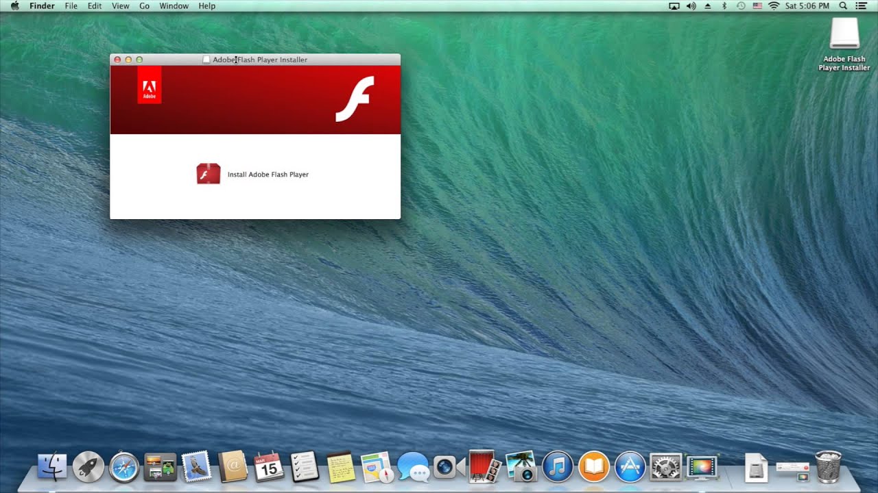 install adobe flash player on mac os x 10.6.8